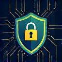 Cybersecurity shield icon